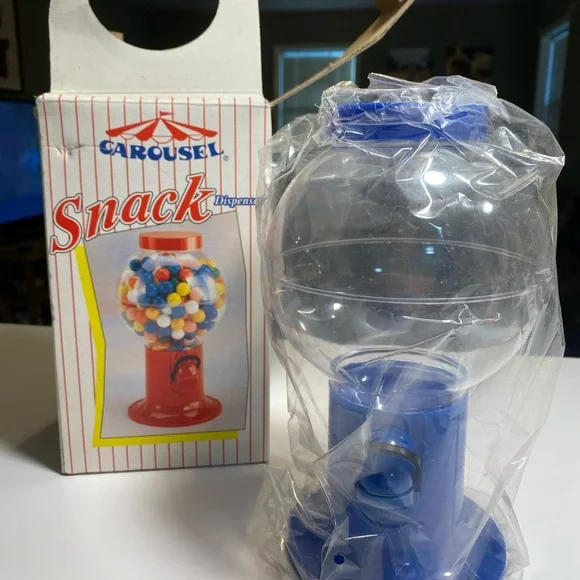 Carousel Blue Snack Dispenser In Original Box